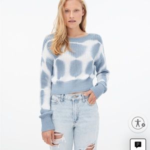 Aeropostale reversible blue tie dye sweater, great for fall!!